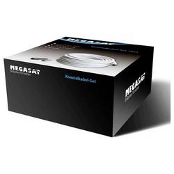 MegaSat 100146 Koaxialkabel Außen-Durchmesser: 7 mm 110 dB Weiß 20 m