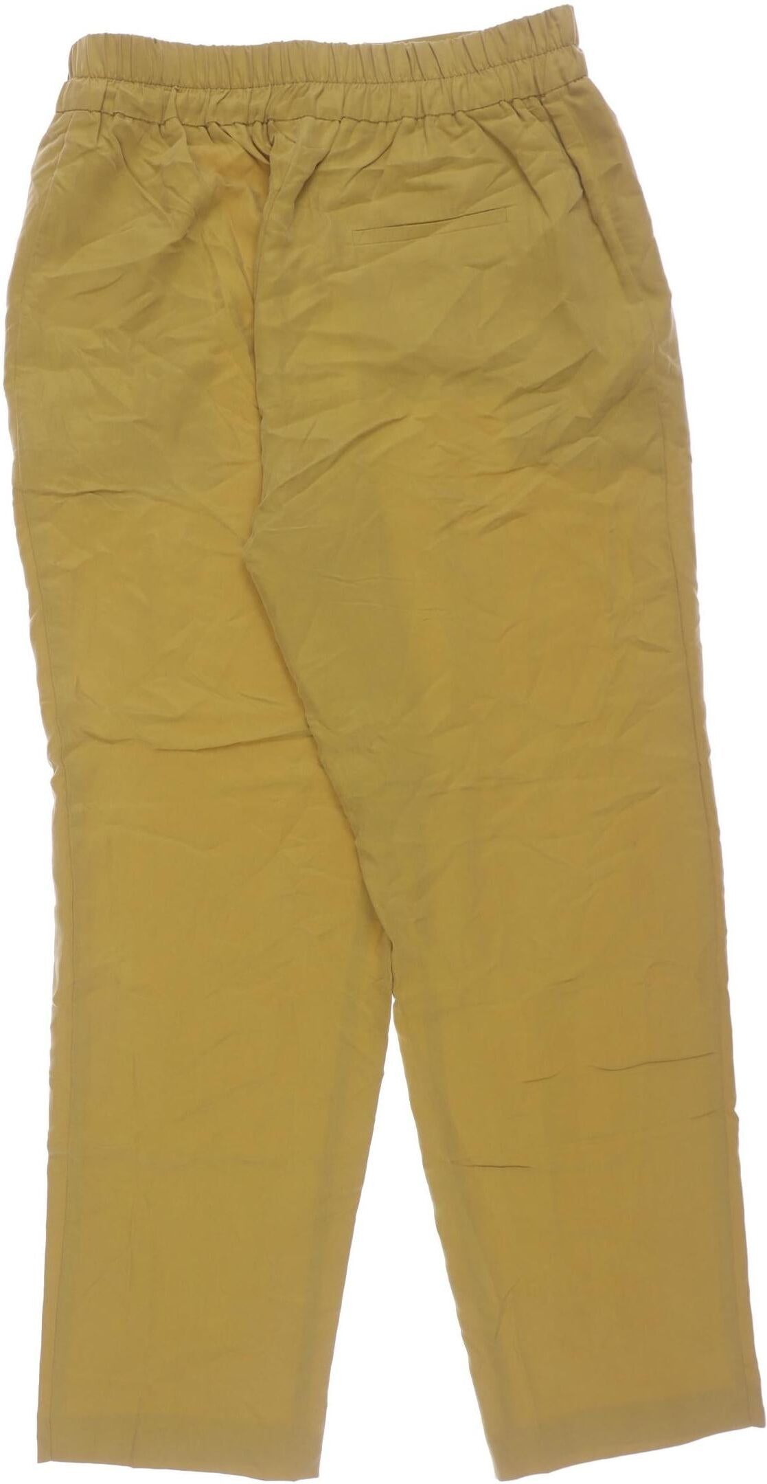 Kauf dich glucklich Damen Stoffhose, Gelb, Gr. XS, Modal / Synthetik - Second Hand