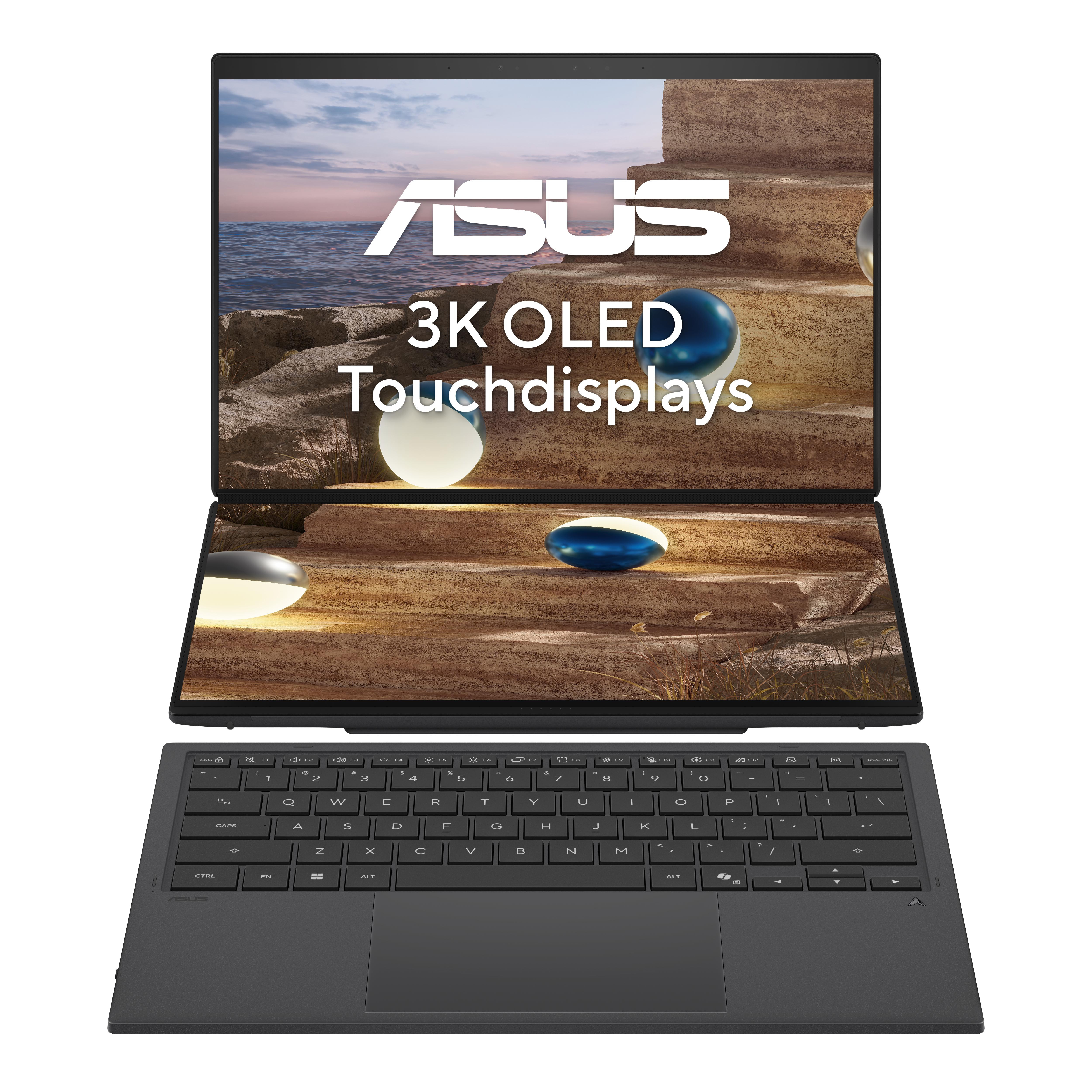ASUS Zenbook Duo 14 UX8407AA-SN470X 14" WQXGA+ OLED Touch Core Ultra 9 386H 32GB/1TB Win11 Pro 90NB16V1-M00SL0