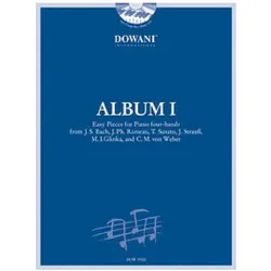 Album vol.1 (+2 CD/'s) easy pieces for piano 4 hands, Fachbücher