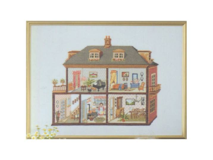 Permin Kreativset Permin Kreuzstich Stickpackung Puppenhaus , (embroidery kit by Marussia)