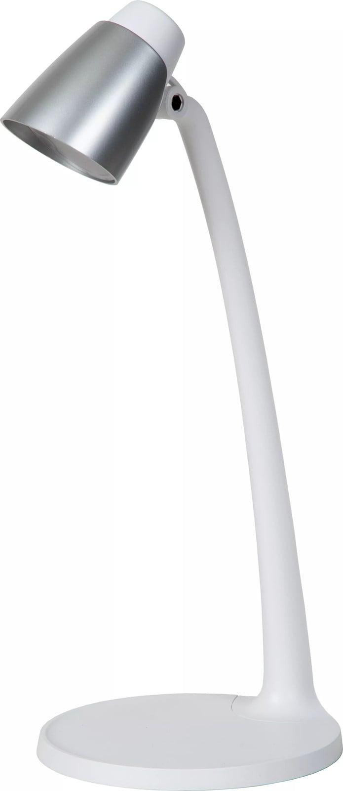 Lucide LUDO 18660/05/31 LED bureaulamp in wit en zilver