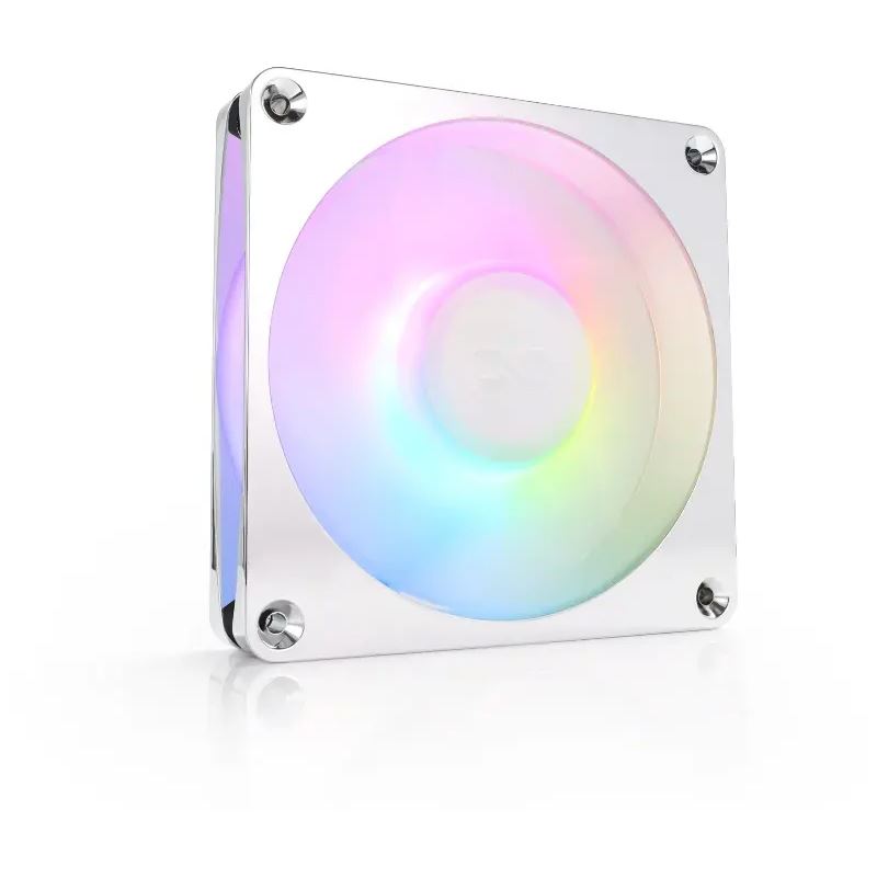 120x120x25mm Alphacool Apex Stealth Metall Aurora Lüfter Chrome 2600rpm