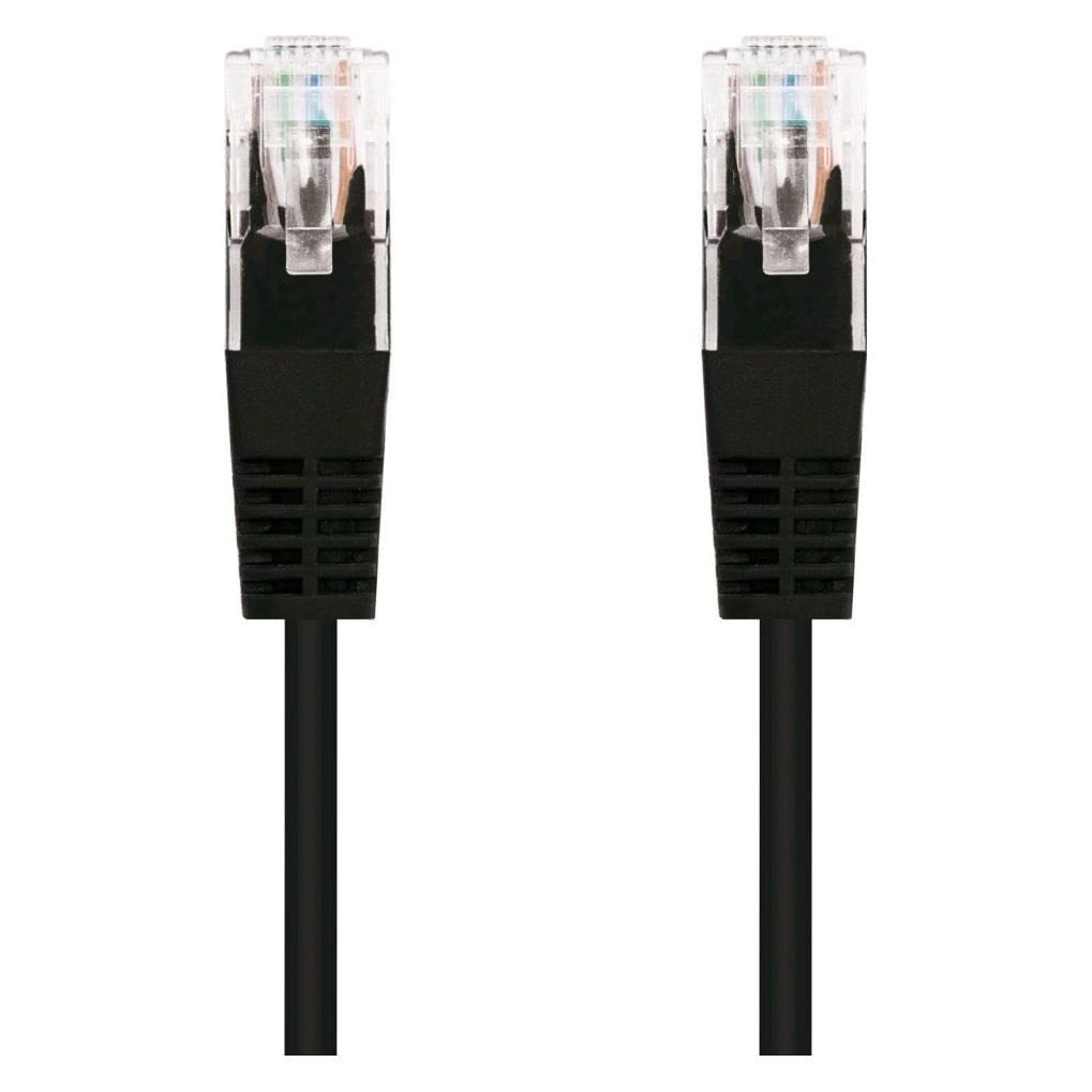 C-Tech patchcord Cat5e cable, UTP, black, 5m (UTP, CAT5e, 5 m) (8594125014018)