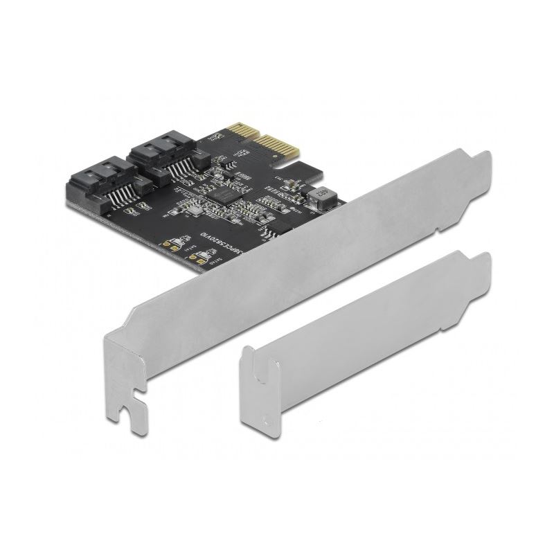 Delock 2 Port SATA PCI Express Karte - Low Profile Formfaktor