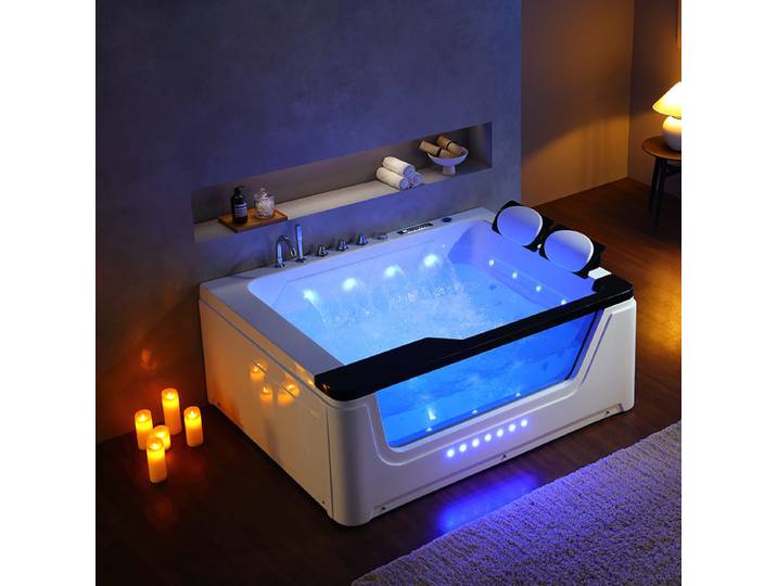 Baignoire balnéo rectangulaire Panama 51 jets Whirlpool