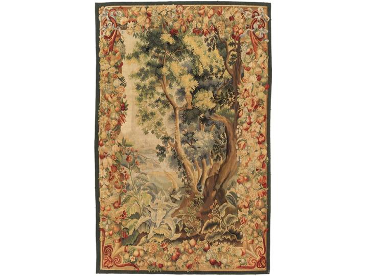 Kelim China Gobelin Antik Teppich 134x211 Handgeknüpft Orientteppich Wolle
