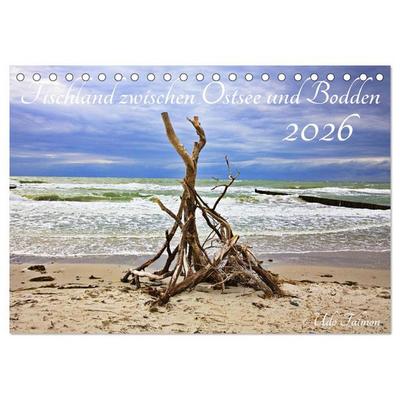 Fischland zwischen Ostsee und Bodden (Tischkalender 2026 DIN A5 quer), CALVENDO Monatskalender