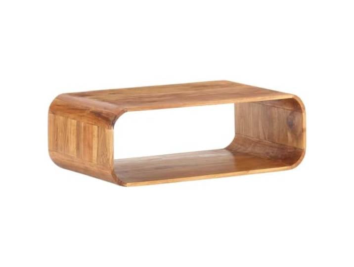 Makastle Wohnzimmertisch Couchtisch 90x50x30 cm Massivholz Akazie