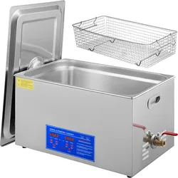 VEVOR JPS-80A Ultraschallreiniger 22L Reiniger Ultraschall Ultrasonic Cleaner Ultraschallreinigungsgerät Edelstahl mit Digitaler Anzeige für Schmuck Brillen und Zähne