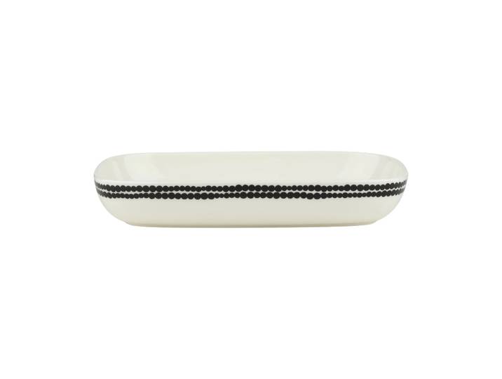 Marimekko Assiette Siirtolapuutarha 18x25 cm Black-white