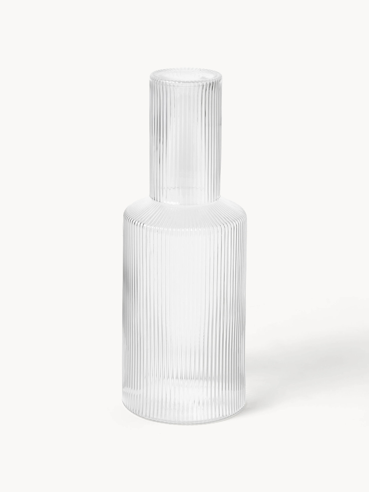 ferm LIVING Mondgeblazen Ripple deksel voor karaf