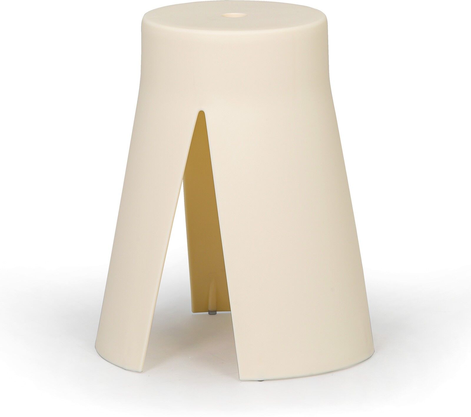 B2B Partner Kunststoffhocker RIKO, beige