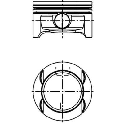 KOLBENSCHMIDT Kolben 41642610