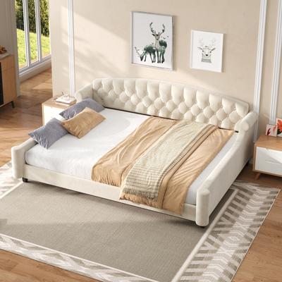 Queen Size Modern Luxury Tufted Button Daybed