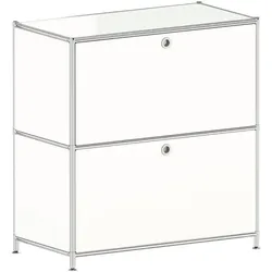 viasit Sideboard »System 4« - 2 geschlossene Fächer (hoch) weiß, 77.9x40.4 cm