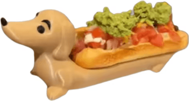 Inspire Picks Funny Dachshund Dinner Plate Cute Puppy Shaped Serving Tray For Sandwiched Hot Dogs And Sushi s2