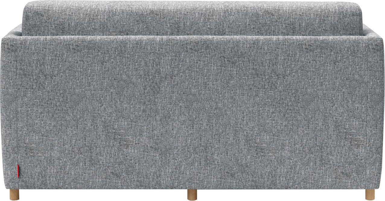 3-Sitzer INNOVATION LIVING ™ "Olan Schlafsofa, innovativ und modern, kompakte Stellfläche", grau, B:159cm H:75cm T:91cm, Sofas, 3-Sitzer, leichtgängiger Ausklappmechanismus; schmale Armlehnen, Eichenfüße