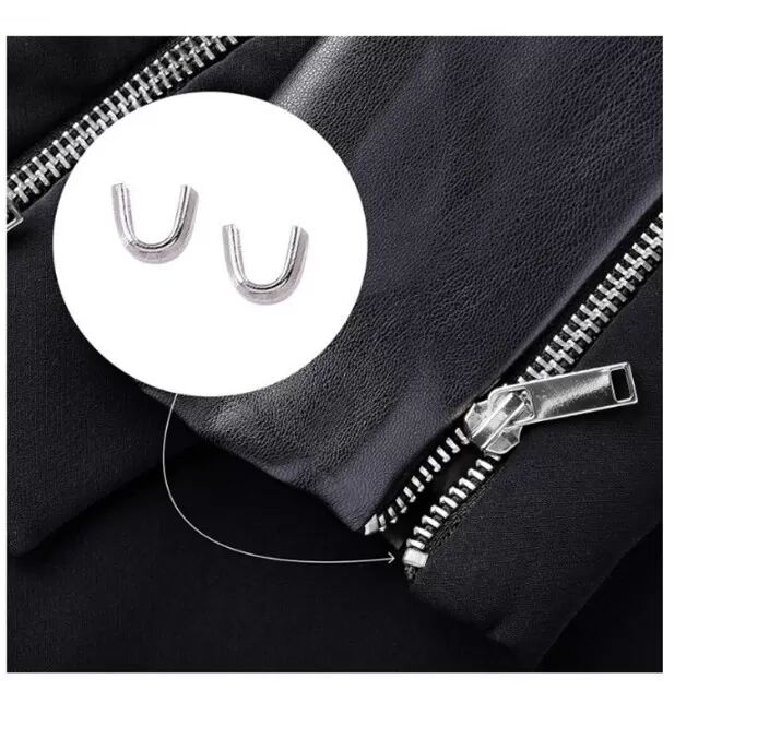 INF Kit de réparation de fermeture éclair 60 pièces, curseurs de fermeture éclair