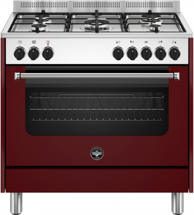 Ⓜ️🔵🔵🔵 LA GERMANIA AMN965EVIV/24  - Cucina 5 fuochi gas, forno elettrico singolo, 90x60