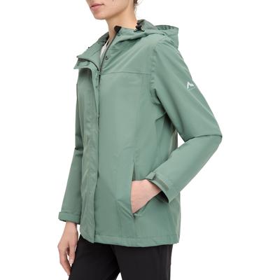 Regenjacke MCKINLEY "Regenjacke Carlide W", Damen, Gr. 46, blau (navy schwarz, re), Obermaterial: 100% Polyester, Jacken Regenjacke