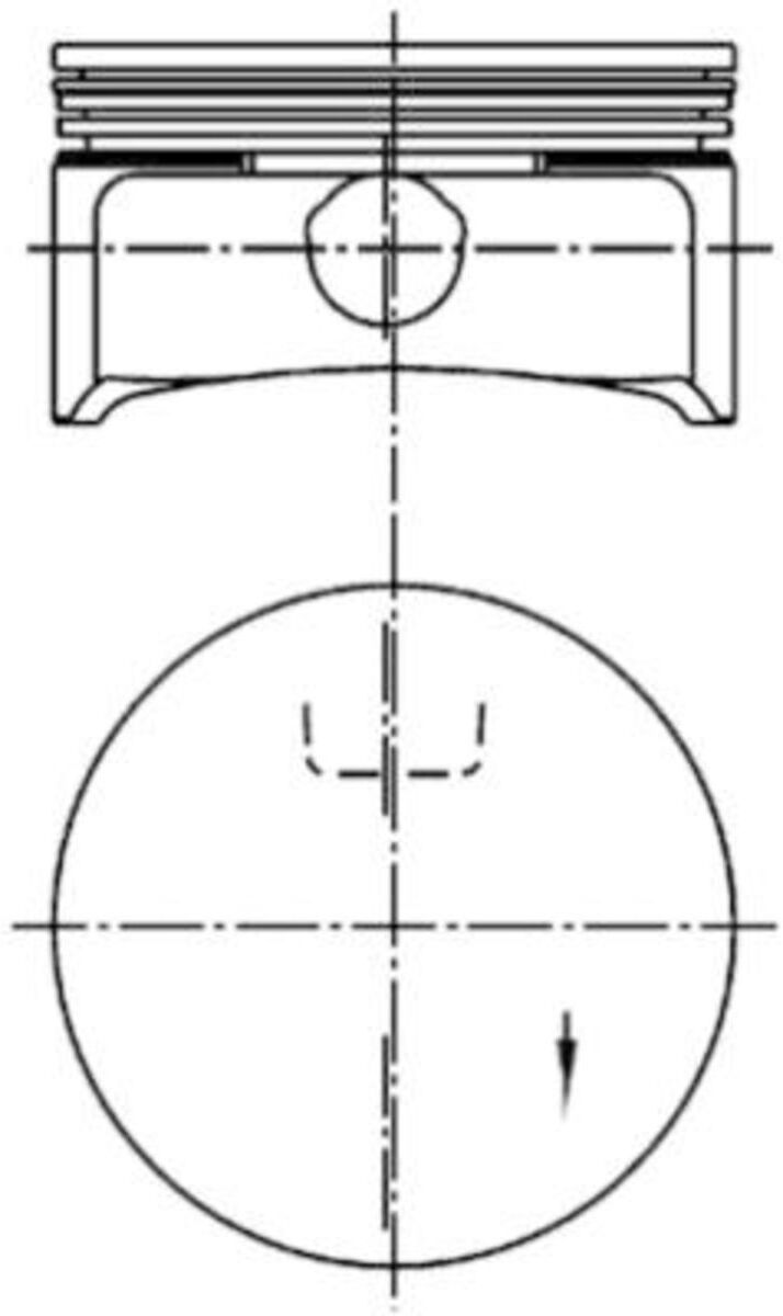 Kolbenschmidt Pistone 99741601