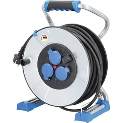 AS-SCHWABE 23320 - IronCoat Xperts Kabeltrommel mit Gummileitung, 50 m