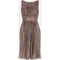 Cocktailkleid aus Plissee Mehrfarbig 40