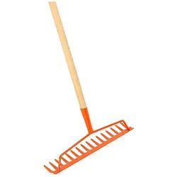 Flo-pak, Rechen, Metalldosen mit 16 Zähnen, gefüttert 130 cm (35759)