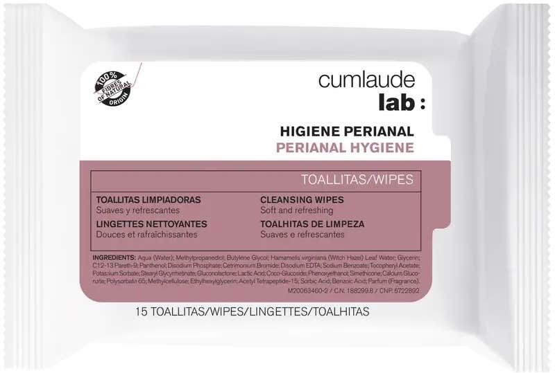 Cumlaude Lab Higiene Perianal Toallitas 15uds