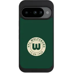 Nivocase Handyhülle für Google Pixel 10 Hülle NIVOpure Case Schwarz Offizielles Lizenzprodukt VfL Wolfsburg (Google Pixel 10), Smartphone Hülle, Schwarz