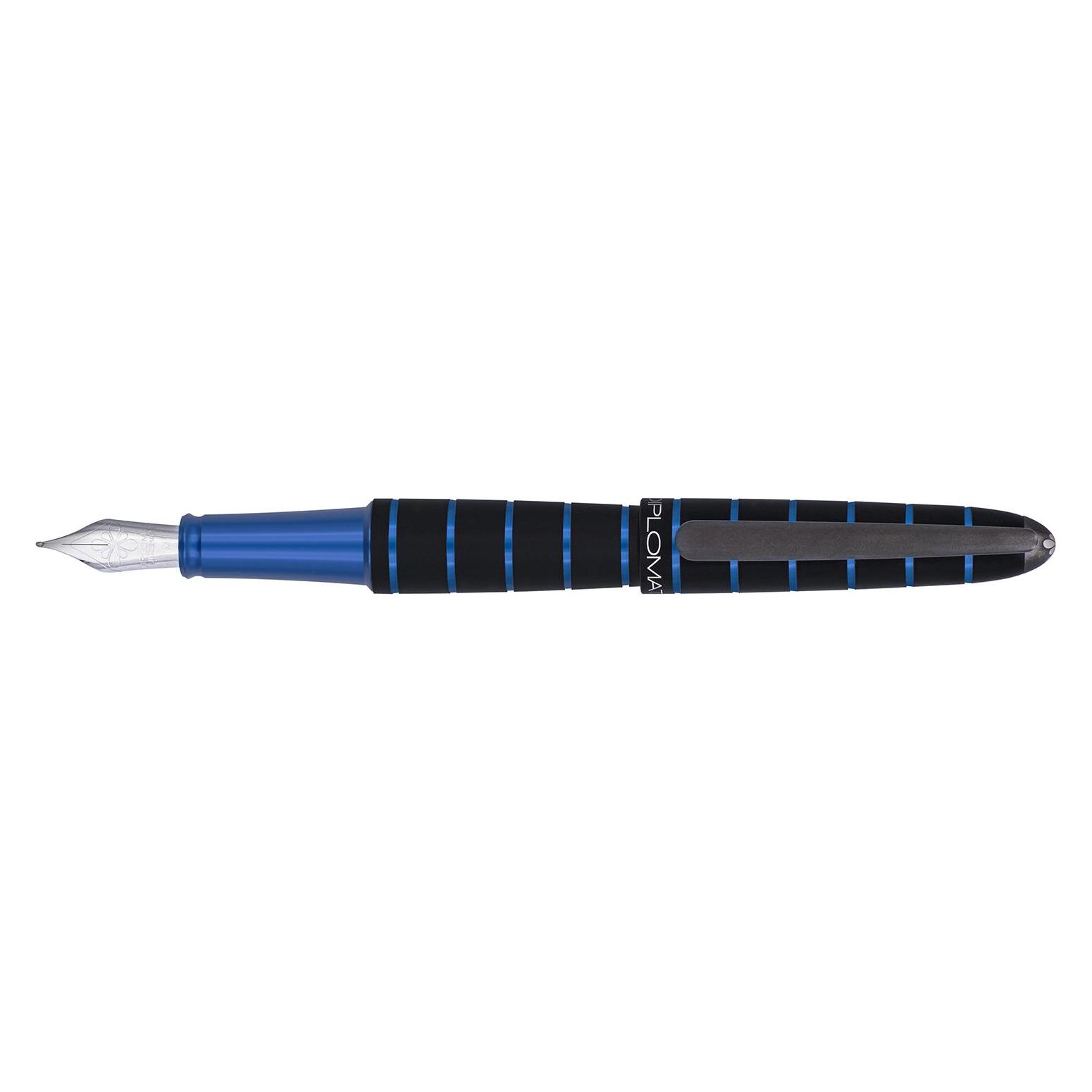 Diplomat Füllhalter Elox ring schwarz/blau (1x) (D40352025)