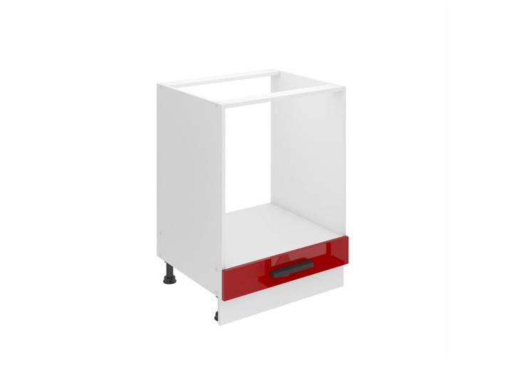 B Belini Group Küchenunterschrank 60 cm SDP ohne Arbeitsplatte, ohne Tür, Rot, Holz, 60x82x51.6 cm, Küchen, Küchenmöbel, Küchenschränke, Küchenunterschränke
