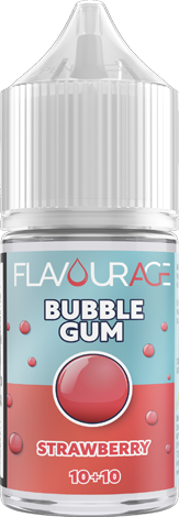 Flavourage Bubble Gum Strawberry Aroma Mini Shot 10ml Chewing Gum Fragola Ghiaccio
