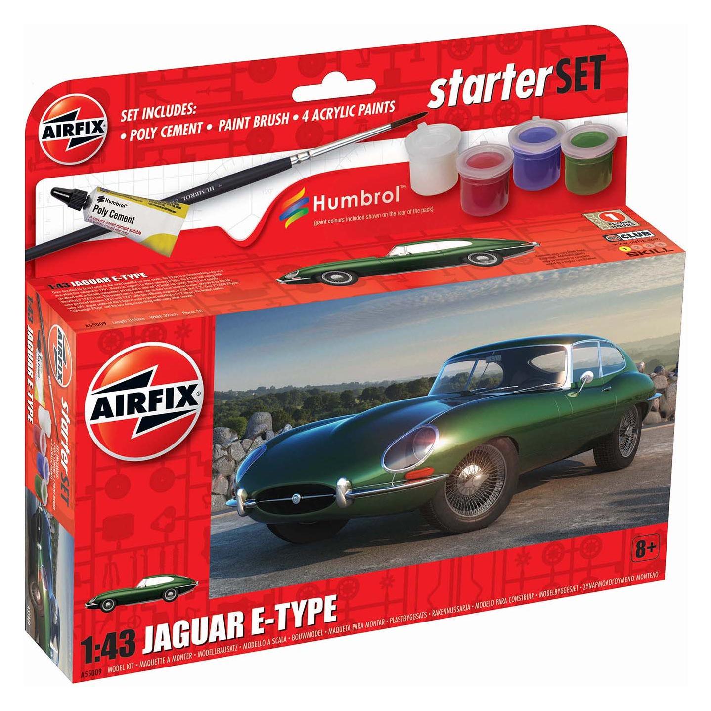 Airfix Small Starter Set Jaguar E-Type (A55009)