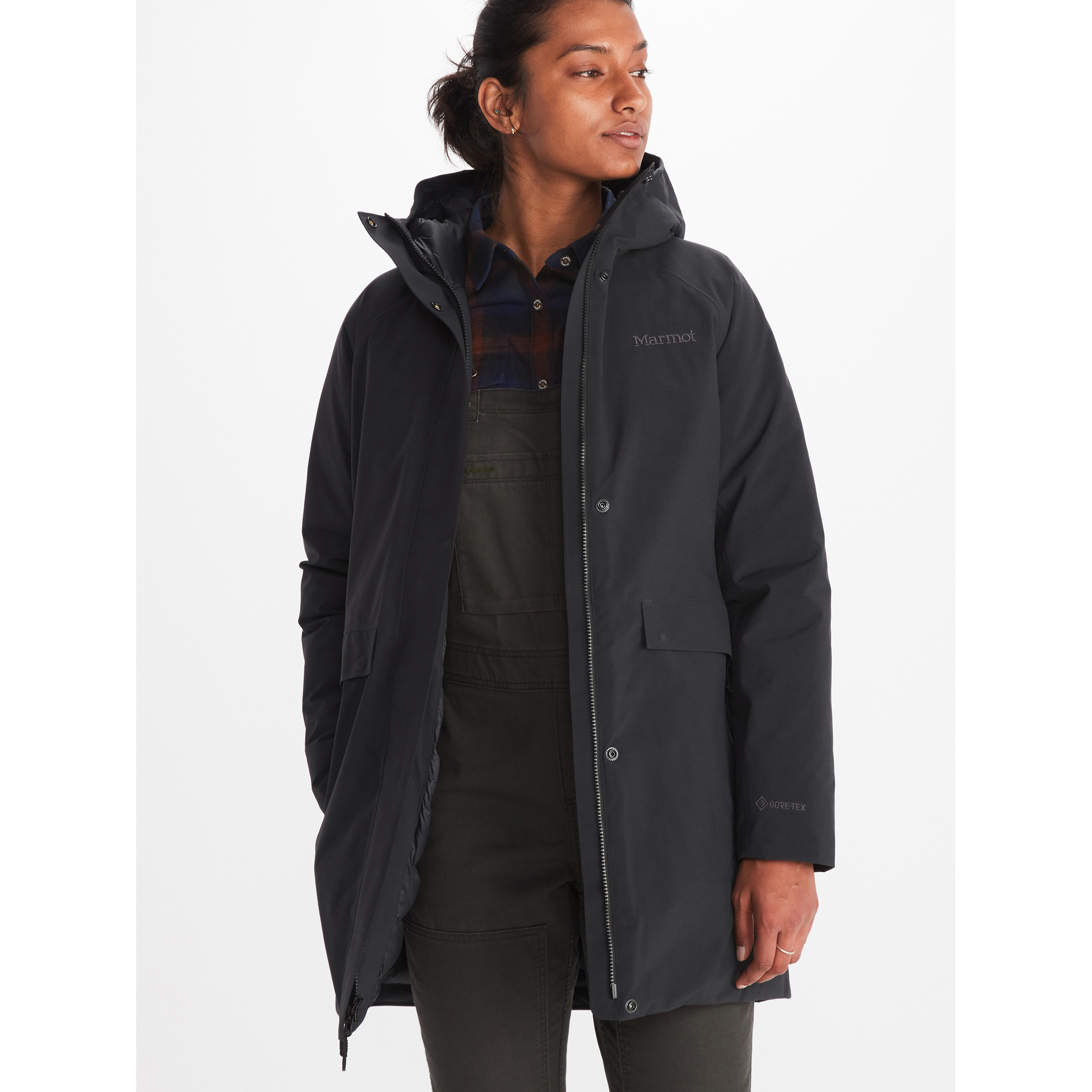 Marmot Oslo GTX Damen Isolationsjacke schwarz Größe L Lifestyle Isolierend Wasserabweisend