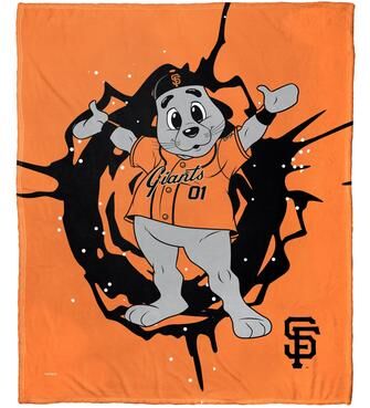 MLB Mascots San Francisco Giants Silk Touch Throw Blanket