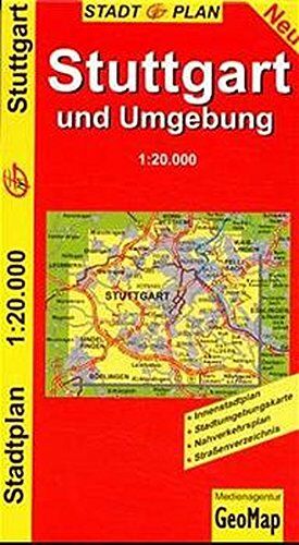 GeoMap - GeoMap Stadtpläne, Stuttgart und Umgebung - Preis vom 09.10.2026 07:28:09 h