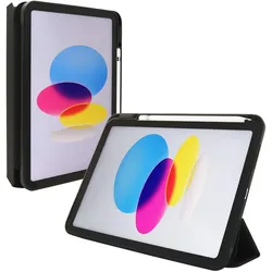 JT Berlin Folio Case (Apple iPad 2022 (10. Gen)), Tablet Hülle, Transparent, Schwarz