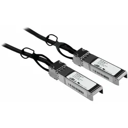 StarTech Cisco kompatibles SFP+ Twinax Kabel 1m - 10GBASE-CU SFP+ Direct Attach Kabel - passiv - 10Gigabit..., Transceiver, Schwarz
