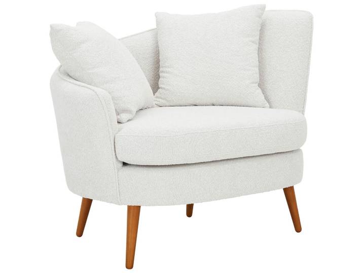 Max Winzer Sessel, Weiß, Holz, Buche, 106x88x83 cm, Made in EU, Wohnzimmer, Sessel, Sonstige Sessel