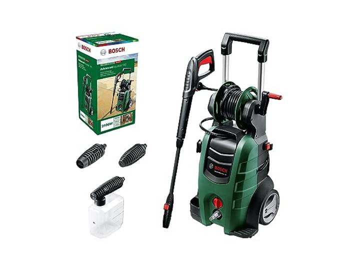 Bosch Lawn and Garden Hogedrukreiniger AdvancedAquatak 140 (2100 W, Max. Pomphoeveelheid: 450 L/U, in kartonnen doos), groen