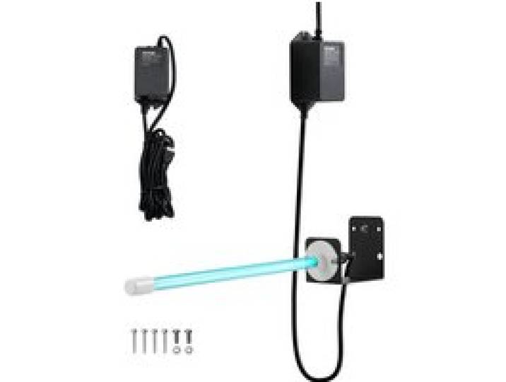VEVOR Purificateur d'Air Conduit CVC 18 W Épurateur d'Air de Conduit de Climatisation avec Aimant, Ampoule UV 356 mm, Longueur d'Onde 254 nm, Lumière UV UVC, Purification Puissante, pour Climatiseur