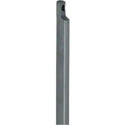 Deni, Zubehör Türbeschlag, Treibriegelstange mit Aussparung einseitig 1250 mm Ø 16 mm Stahl hell verzinkt