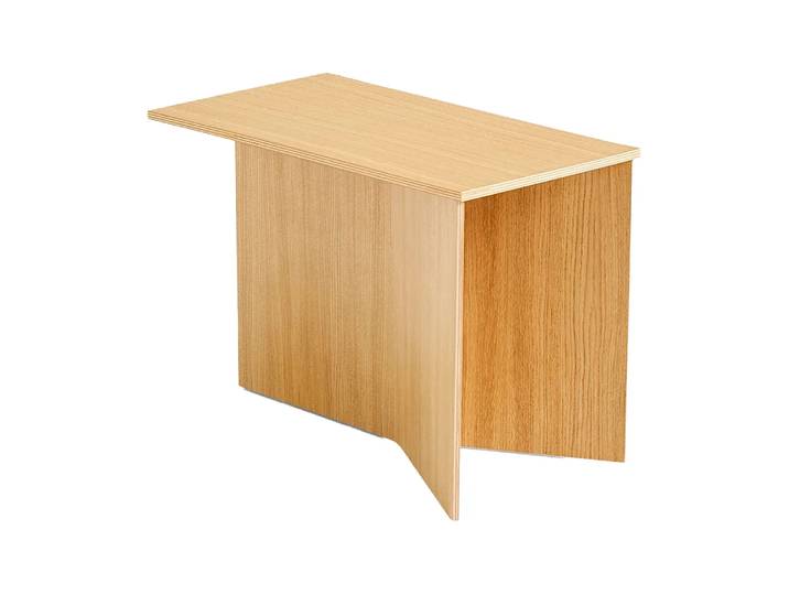 HAY Slit Oblong Beistelltisch 27,5x49 cm Lacquered oak