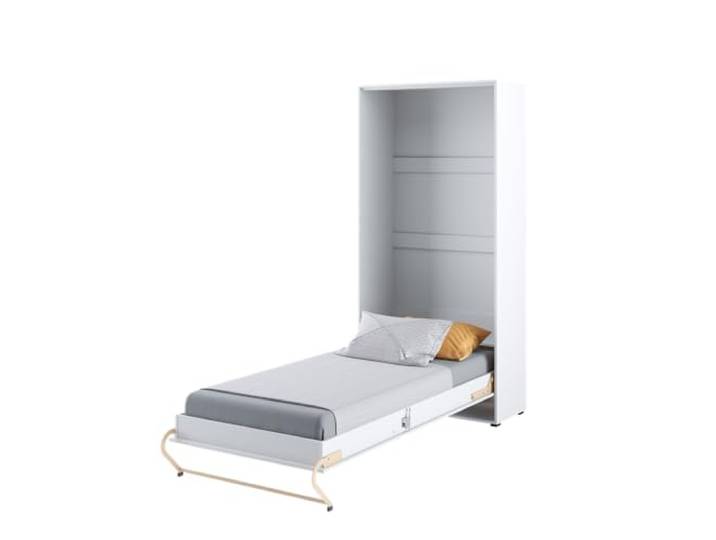 Friderik Concept PRO 3 CP-03 Wandklappbett Vertikal Schrankbett, 90x200 cm (Weiß)