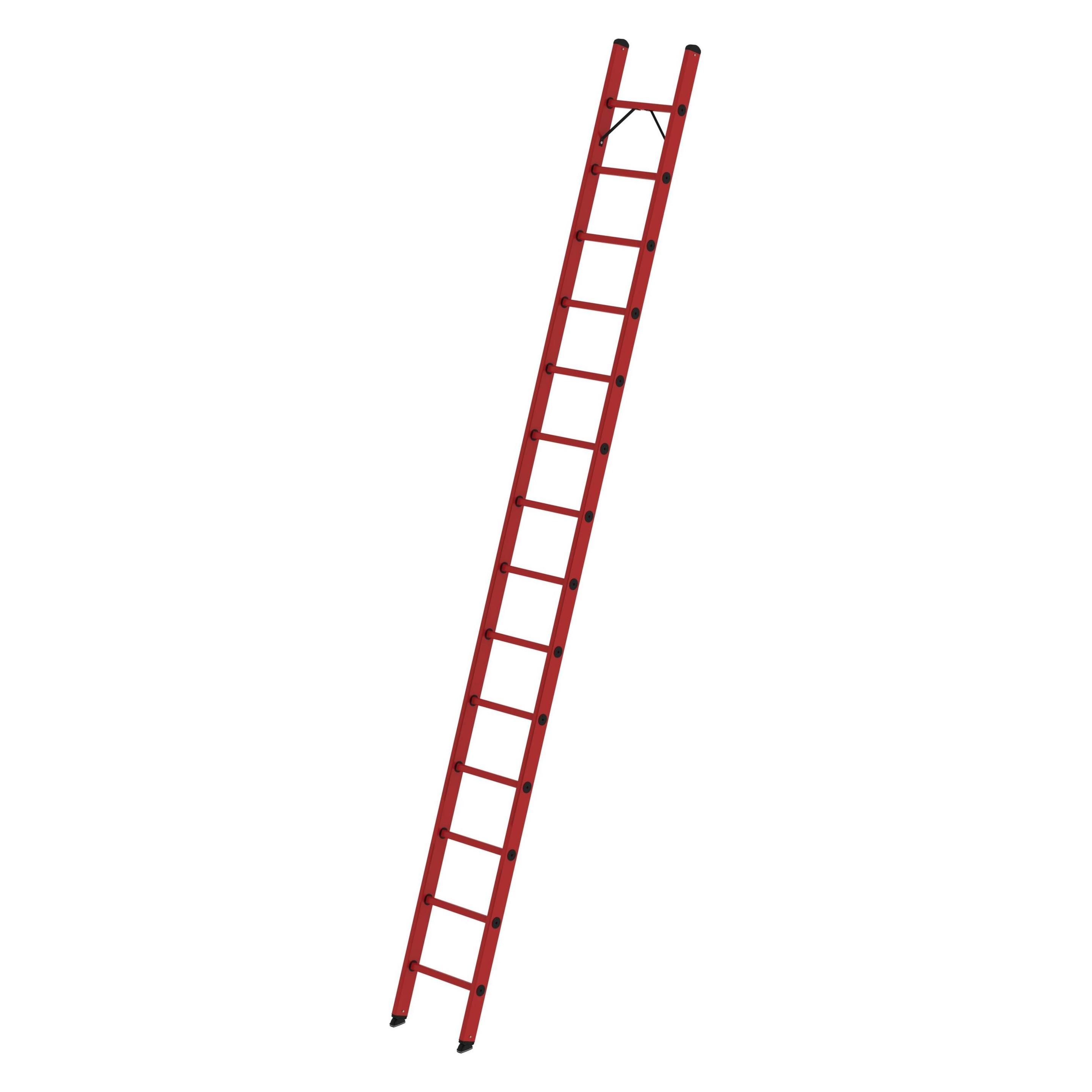 Munk Sprossen-Anlegeleiter GFK ohne Traverse 14-Sprossen (Anlegeleiter, 417 cm) (036014)