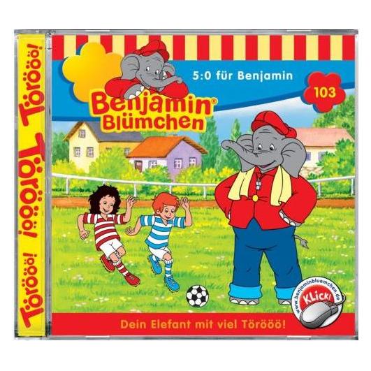 Kiddinx Benjamin Blümchen 103. 5:0 für Benjamin. (Benjamin Blümchen, Deutsch, Französisch) (4001504255039)