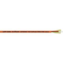 LAPP 28320702/100 Glasfaserkabel Hitronic PCF 200/230 µ Duplex Orange 100 m
