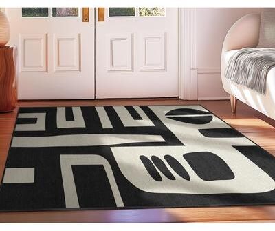 Well Woven Apollo Elemental Canyon Geometric Low Pile Area Rug